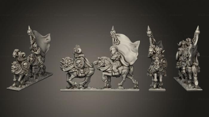 Military figurines (Marauding Horsemen 1 013, STKW_9538) 3D models for cnc