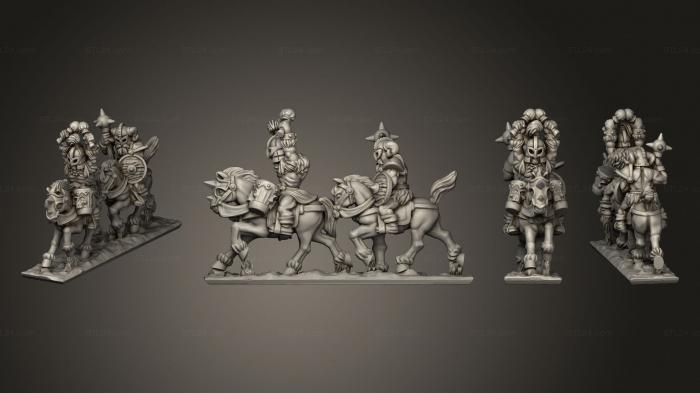 Military figurines (Marauding Horsemen 1 014, STKW_9539) 3D models for cnc