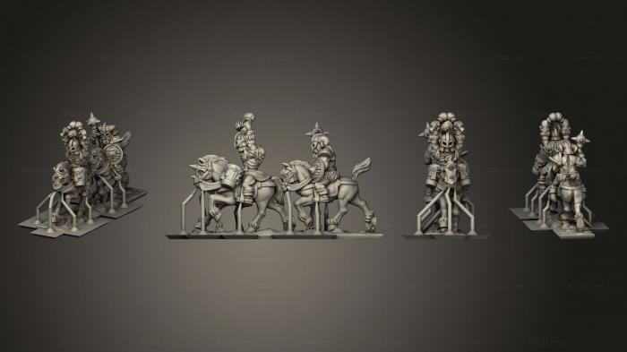 Military figurines (Marauding Horsemen 1 015, STKW_9540) 3D models for cnc