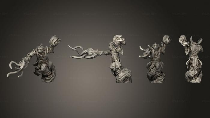 Military figurines (Marid Male Magic 3, STKW_9551) 3D models for cnc