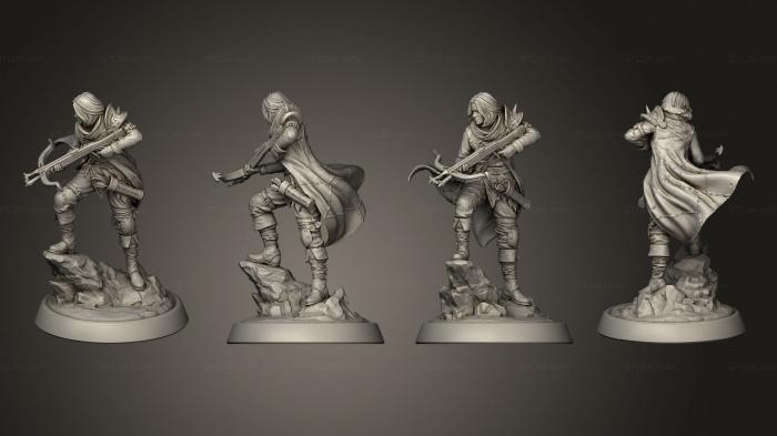 Military figurines (Marina Sherman, STKW_9556) 3D models for cnc