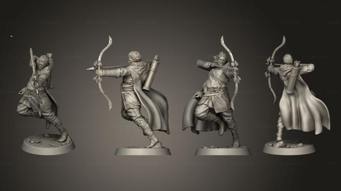 Military figurines (Marksman 2, STKW_9571) 3D models for cnc