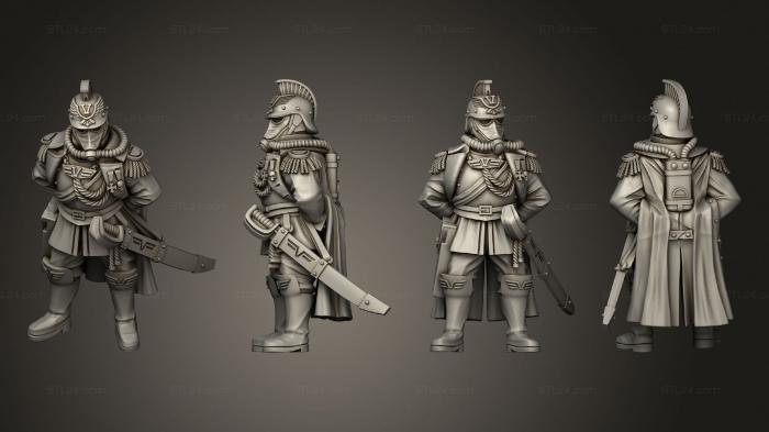 Military figurines (Marshal Wilhelm, STKW_9573) 3D models for cnc