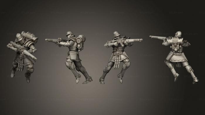 Military figurines (Martian Gate Keeper 2, STKW_9575) 3D models for cnc