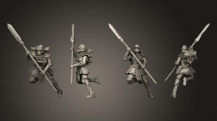 Military figurines (Martian Gate Keeper 5, STKW_9578) 3D models for cnc