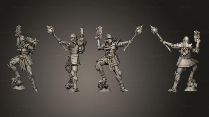 Military figurines (Martian Gate Keeper 10, STKW_9583) 3D models for cnc