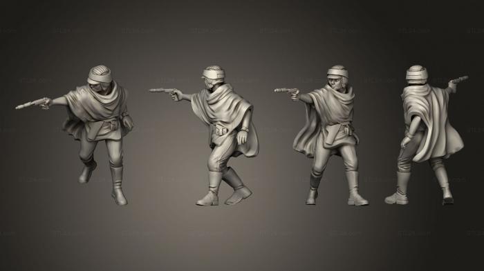 Military figurines (Master Prodigal Twinsforest Variant Leia forest, STKW_9611) 3D models for cnc