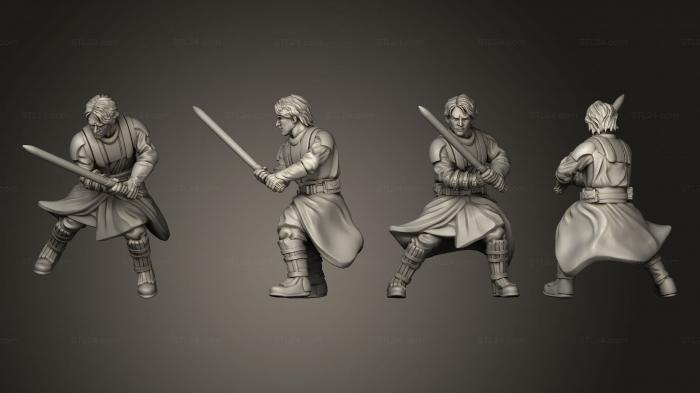 Military figurines (Master Wizard Warrior Messiah, STKW_9618) 3D models for cnc