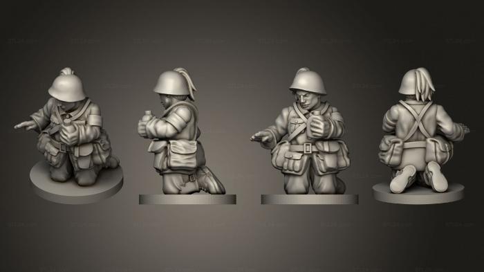 Military figurines (medic 07, STKW_9655) 3D models for cnc