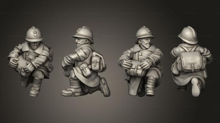 Military figurines (medic 11, STKW_9659) 3D models for cnc