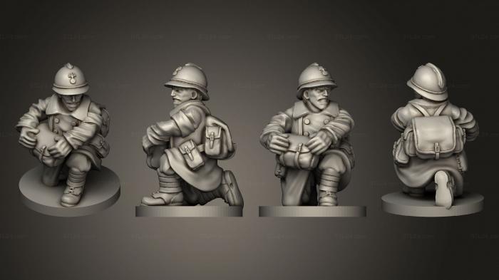 Military figurines (medic 12, STKW_9660) 3D models for cnc