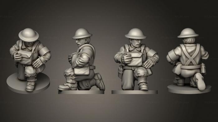 Military figurines (medic 13, STKW_9661) 3D models for cnc