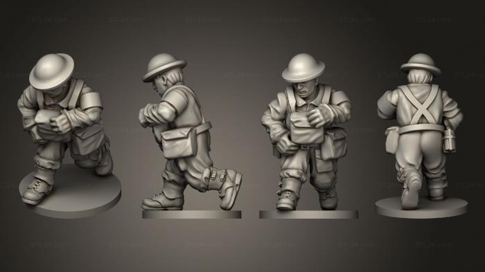 Military figurines (medic 14, STKW_9662) 3D models for cnc