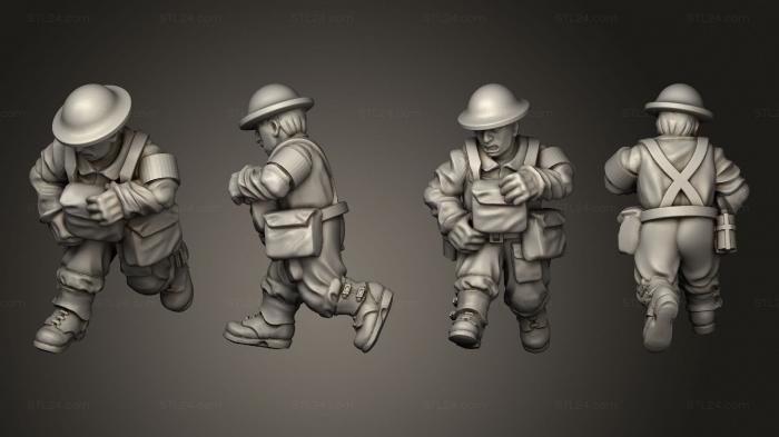Military figurines (medic 15, STKW_9663) 3D models for cnc