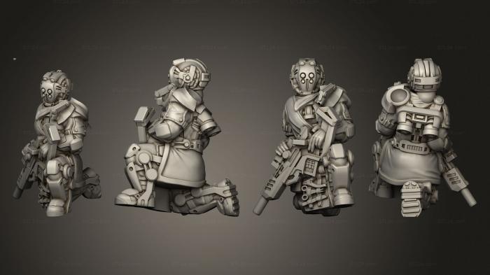 Military figurines (Medic Regiments Drop Trooper Character Body OPT, STKW_9665) 3D models for cnc