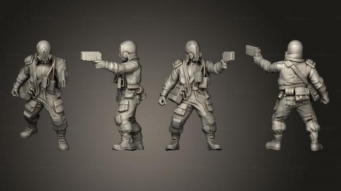 Military figurines (Medic Remy Yang, STKW_9666) 3D models for cnc