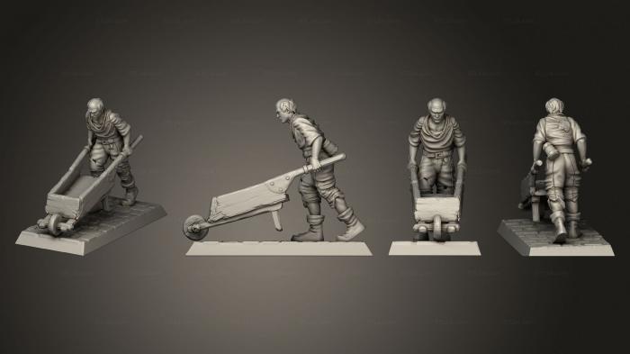 Military figurines (MEDIEVAL ARCHER 4, STKW_9676) 3D models for cnc