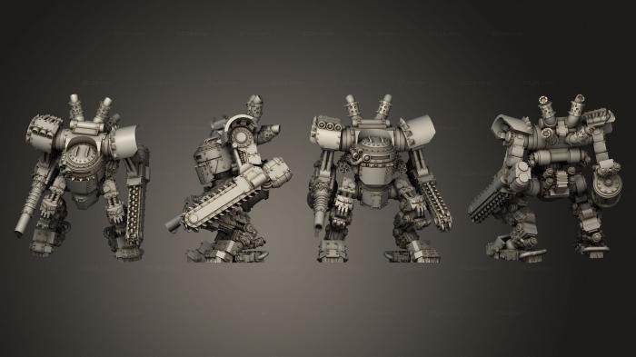 Military figurines (Mega Walker B, STKW_9694) 3D models for cnc