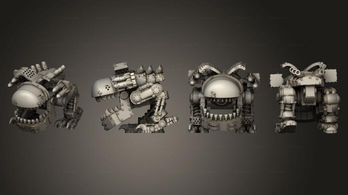 Military figurines (Meka Dogosaur Klaw Walker A, STKW_9699) 3D models for cnc