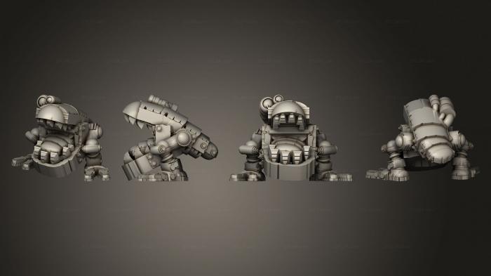 Military figurines (Meka Dogosaurs 08, STKW_9707) 3D models for cnc