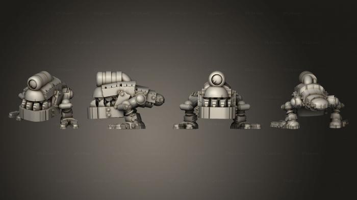 Military figurines (Meka Dogosaurs 11, STKW_9710) 3D models for cnc