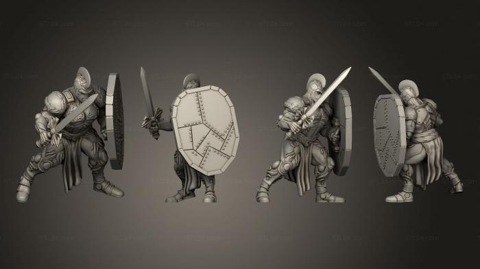 Military figurines (Melee Shardforged 06, STKW_9727) 3D models for cnc