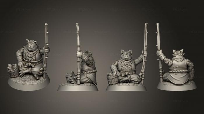 Military figurines (Meowzahs Nomsman, STKW_9734) 3D models for cnc