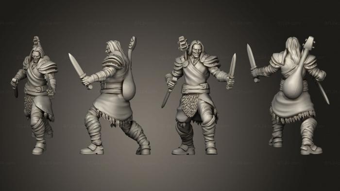 Military figurines (Mercenary Dagger, STKW_9742) 3D models for cnc