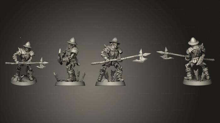 Military figurines (Modular Old Burg Fallen Ones E, STKW_9846) 3D models for cnc