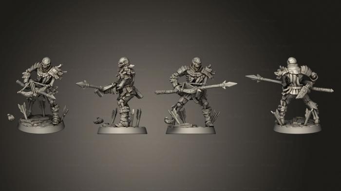 Military figurines (Modular Old Burg Fallen Ones F, STKW_9847) 3D models for cnc