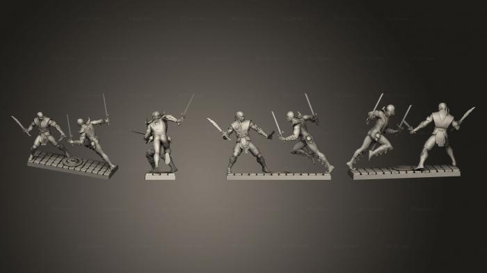 Military figurines (MORTAL KOMBAT DIORAMA, STKW_9911) 3D models for cnc