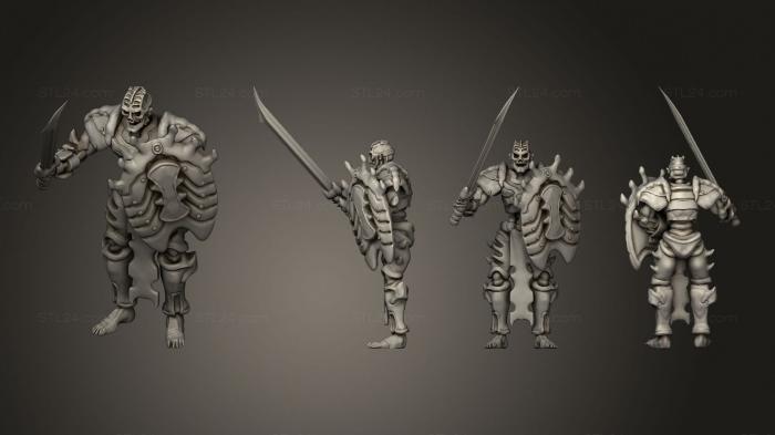 Military figurines (mortas swordsman 04, STKW_9940) 3D models for cnc