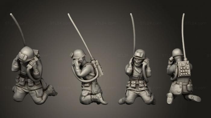 Military figurines (Mortier paratrooper 04, STKW_9946) 3D models for cnc