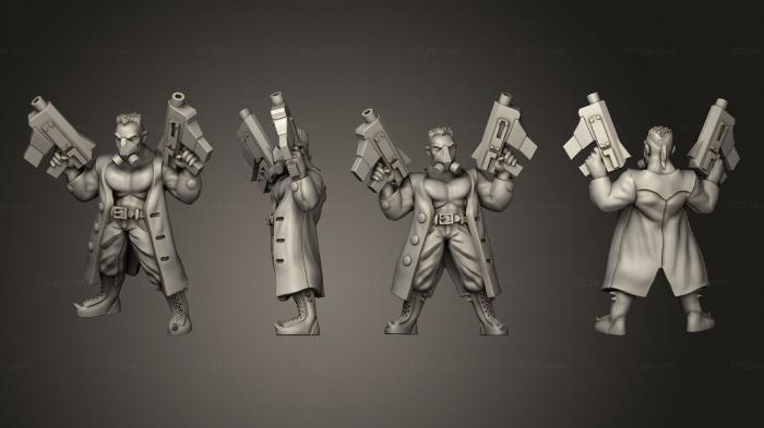 Military figurines (Mosh Ganger Boss, STKW_9949) 3D models for cnc