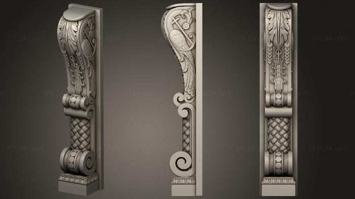 Church pillar (Carved post from the Iconostasis, SC_0132) 3D models for cnc