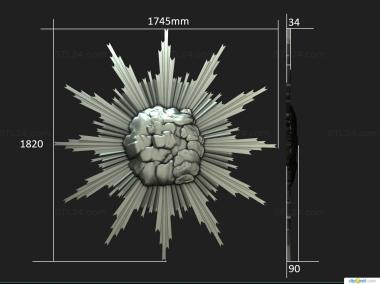 Столбы (, ST_0307) 3D модель для ЧПУ станка