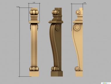 Pillar (, ST_0316) 3D models for cnc