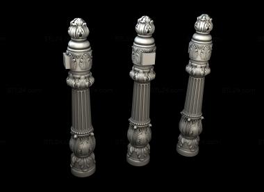 Pillar (, ST_0325) 3D models for cnc