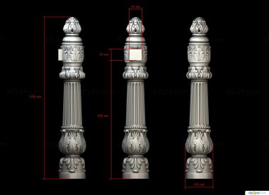 Pillar (, ST_0325) 3D models for cnc