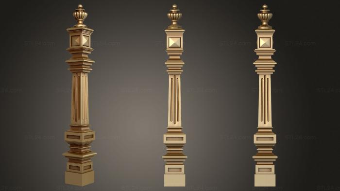 Pillar (, ST_0333) 3D models for cnc