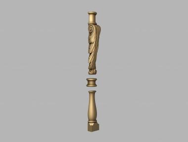 Pillar (Clock Column, ST_0348) 3D models for cnc