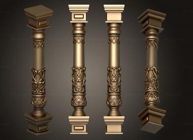 Pillar (Column, ST_0355) 3D models for cnc