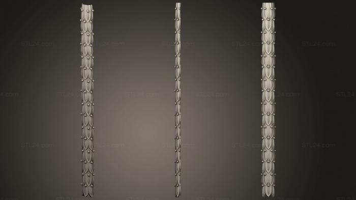 Pillar (Fireplace parts, ST_0357) 3D models for cnc