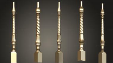 Pillar (Double balusters, ST_0363) 3D models for cnc