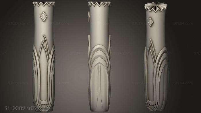 Pillar (Pillar with stamens, ST_0389) 3D models for cnc