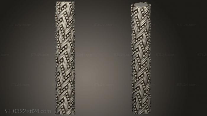 Pillar (Pole with balls1927, ST_0392) 3D models for cnc