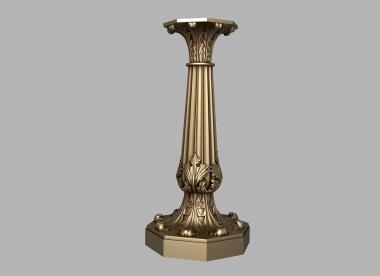 Pillar (Sculptural column, ST_0410) 3D models for cnc