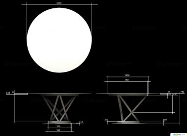 Tables (, STL_0405) 3D models for cnc