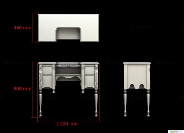 Tables (Dresser, STL_0415) 3D models for cnc