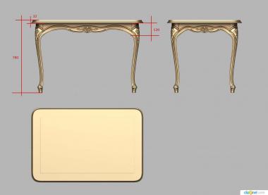 Tables (Coffee table, STL_0424) 3D models for cnc